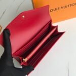 Louis Vuitton Sarah Wallet Monogram Red 19Cm - Image 9
