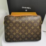 Louis Vuitton Trio Messenger Bag Monogram Stripes Brown 25cm M45965 - Image 3