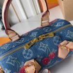 Louis Vuitton X Takashi Murakami Speedy Bandoulière 20 Monogram Denim Blue 20Cm - Image 7