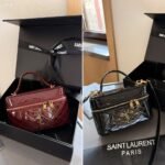 Saint Laurent Gany Vanity Bag In Patent Leather Black 19Cm - Image 8