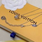 Louis Vuitton Empreinte Pendant Necklace White Gold Q93675 - Image 2