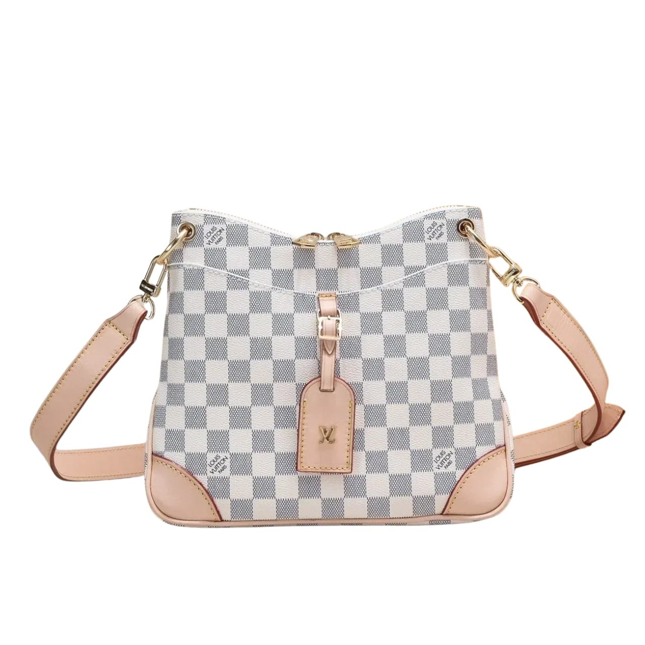 22-6-1 Louis Vuitton Odéon Shoulder Bag Damier Azur 26Cm - Image 1