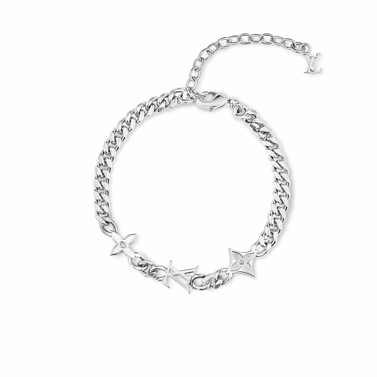220-2-2 Louis Vuitton Monogram Row Bracelet M1407a - Image 1