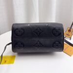 Louis Vuitton Speedy Bandouliere Bag Wild At Heart Monogram Empreinte Giant Black 26cm - Image 5
