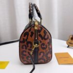 Louis Vuitton Speedy Bandouliere Bag Wild At Heart Monogram Empreinte Giant Black 26cm - Image 7