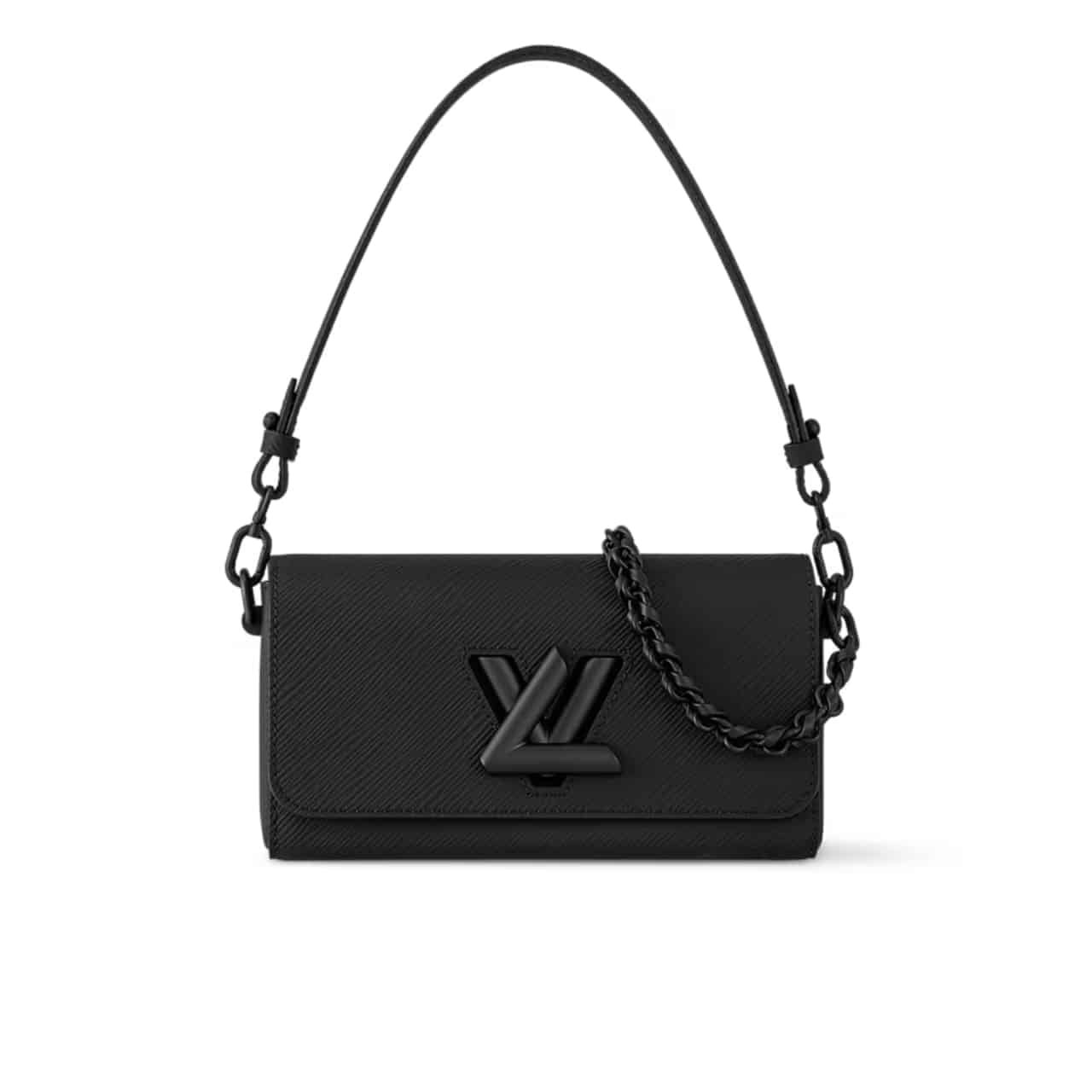 240-5 Louis Vuitton Twist West Bag Black 23Cm M25336 - Image 1