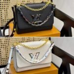 Louis Vuitton X Takashi Murakami Lv Twist MM Slim Bag Black 23cm M13243 - Image 8