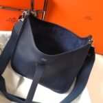 Hermes Clemence Evelyne Pm 25Cm Black Noir - Image 6
