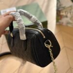 Gucci Gg Emblem Small Top Handle Bag Black 22Cm - Image 3