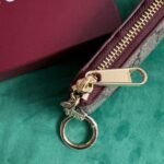 Gucci Key Case With Gg And Dog Detail Beige And Dark Brown 12cm - Image 3