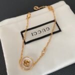 Gucci Interlocking Gg Bracelet Gold Tone 786749 J85i0 8070 - Image 3