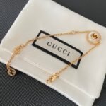 Gucci Interlocking Gg Bracelet Gold Tone 786749 J85i0 8070 - Image 2