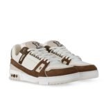 Louis Vuitton Lv Trainer Sneaker Brown 1Ablvb