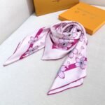 Louis Vuitton X Takashi Murakami Monogram Cherry Blossom Square Pink 90cm M94964 - Image 4