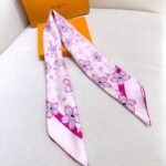 Louis Vuitton X Takashi Murakami Monogram Cherry Blossom Square Pink 90cm M94964 - Image 3