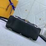 Louis Vuitton Madeleine BB Monogram Empreinte Leather Top Handle Bag Black and Beige 24cm M45978 - Image 4