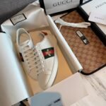 Gucci Ace Embroidered Sneaker Bee White 429446 02JP0 9064 - Image 6