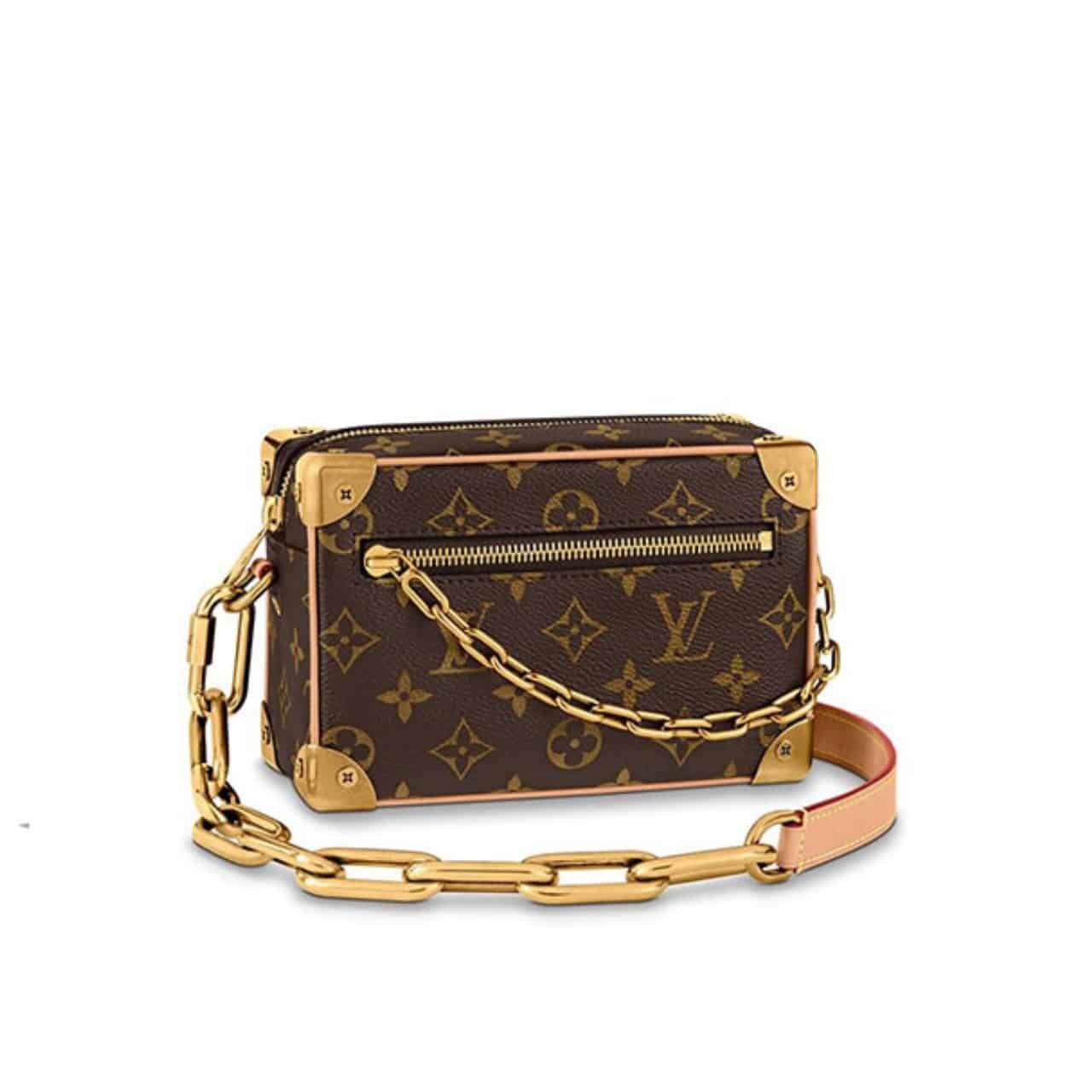 272-1 Louis Vuitton Mini Soft Trunk Monogram Brown 18cm - Image 1