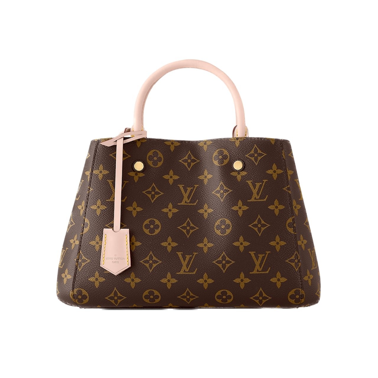 28-11 Louis Vuitton Montaigne BB Monogram Coated Canvas Brown 29Cm M41055 - Image 1