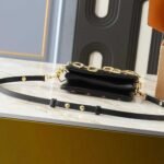 Louis Vuitton Coussin BB Bag Black Pink 21cm M12159 - Image 4