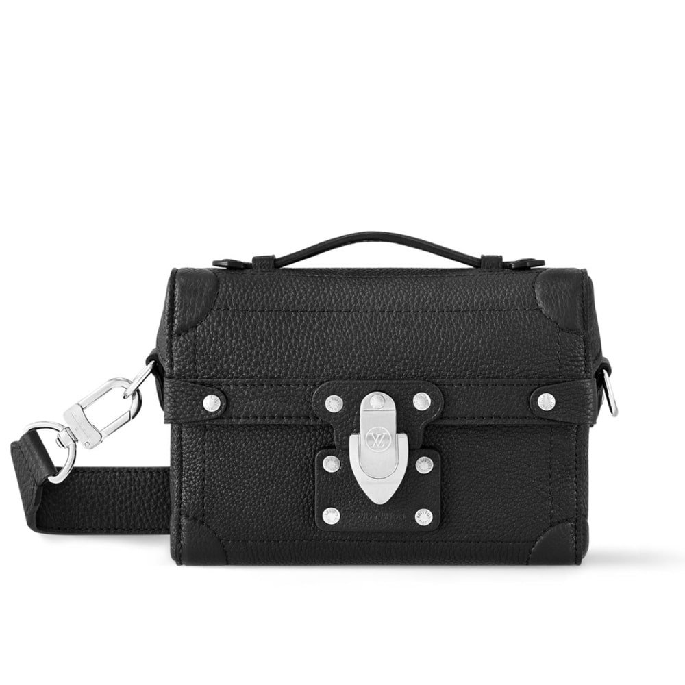 29-6 Louis Vuitton Soul Trunk Bag Black 19Cm M11516 - Image 1