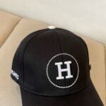 Hermes Baseball Cap Black H Logo - Image 5