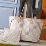 Louis Vuitton Neverfull MM Damier Canvas Peach 31Cm N40668 - Image 2