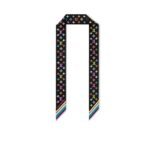 Louis Vuitton X Takashi Murakami Monogram Multicolor Bb Bandeau In Black 120cm M96086