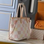 Louis Vuitton Neverfull MM Damier Canvas Peach 31Cm N40668 - Image 3