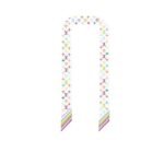 Louis Vuitton X Takashi Murakami Monogram Multicolor Bb Bandeau In White 120cm M94963