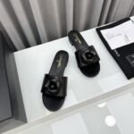 Chanel CC Mules With Camellia In Black G45499 X01000 94305 - Image 4