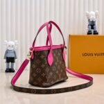 Louis Vuitton Neverfull Bandoulière Inside Out BB Monogram Rose 20Cm M12106 - Image 4