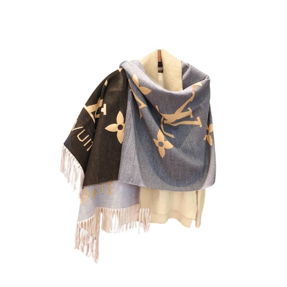 3-8 Louis Vuitton Gradient Shawl 190Cm - Image 1