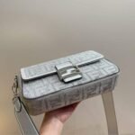 Fendi Baguette Crystal Trim Silver 25Cm - Image 6