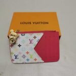 Louis Vuitton X Murakami Romy Card Holder Kawaii Pink 12cm M14155 - Image 2