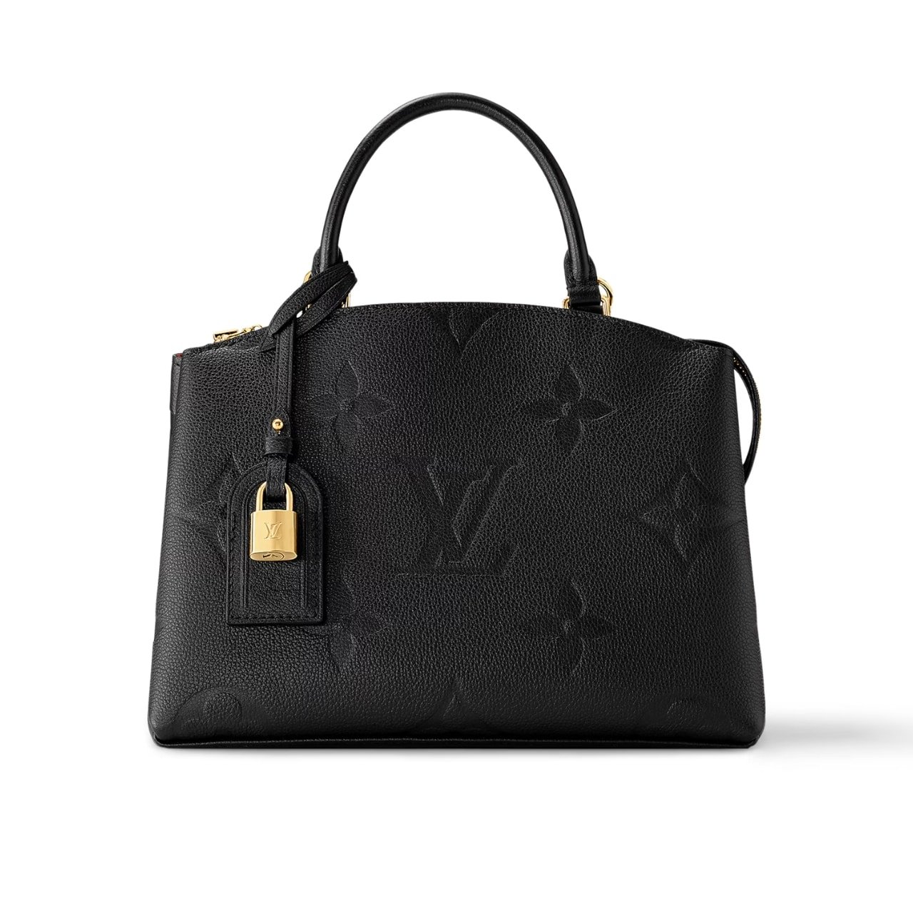 30-3-1-1 Louis Vuitton Petit Palais Monogram Empreinte Leather Black 29Cm M58916 - Image 1