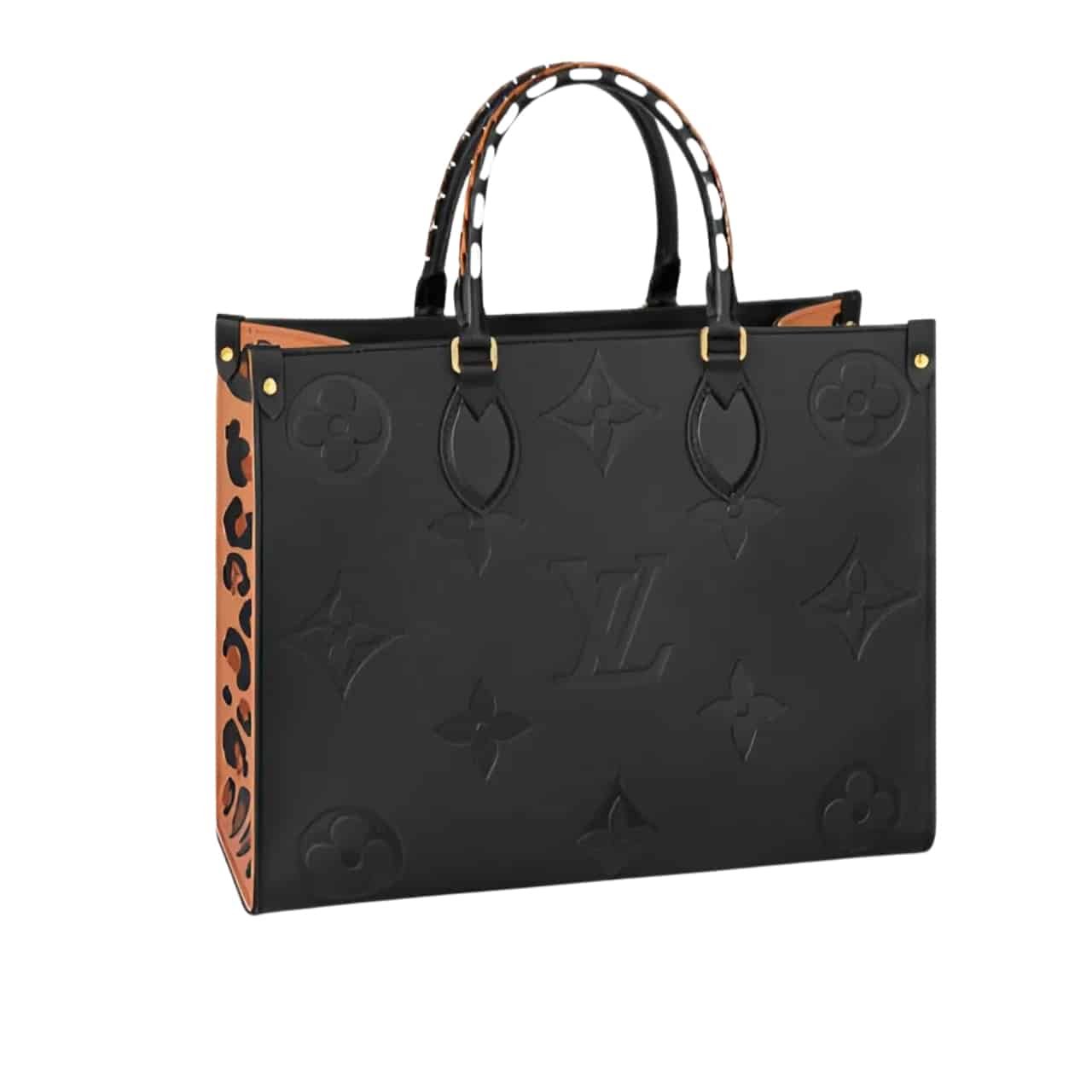 300-4 Louis Vuitton Onthego MM Wilde At Heart Black 35Cm M58522 - Image 1