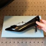 Prada Brushed Leather Pumps Black 1I928M 055 F0002 F 075 - Image 2