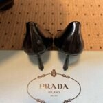 Prada Brushed Leather Pumps Black 1I928M 055 F0002 F 075 - Image 6