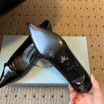 Prada Brushed Leather Pumps Black 1I928M 055 F0002 F 075 - Image 10