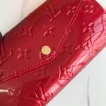 Louis Vuitton Sarah Wallet Monogram Red 19Cm - Image 4