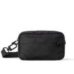 Louis Vuitton Alpha Wearable Wallet Monogram Shadow Black 19Cm M82544