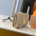 Louis Vuitton Pochette Louise Bag Champagne 22cm M12789 - Image 3