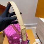 Louis Vuitton Baggy Fuchsia Denim 30Cm M28266 - Image 7