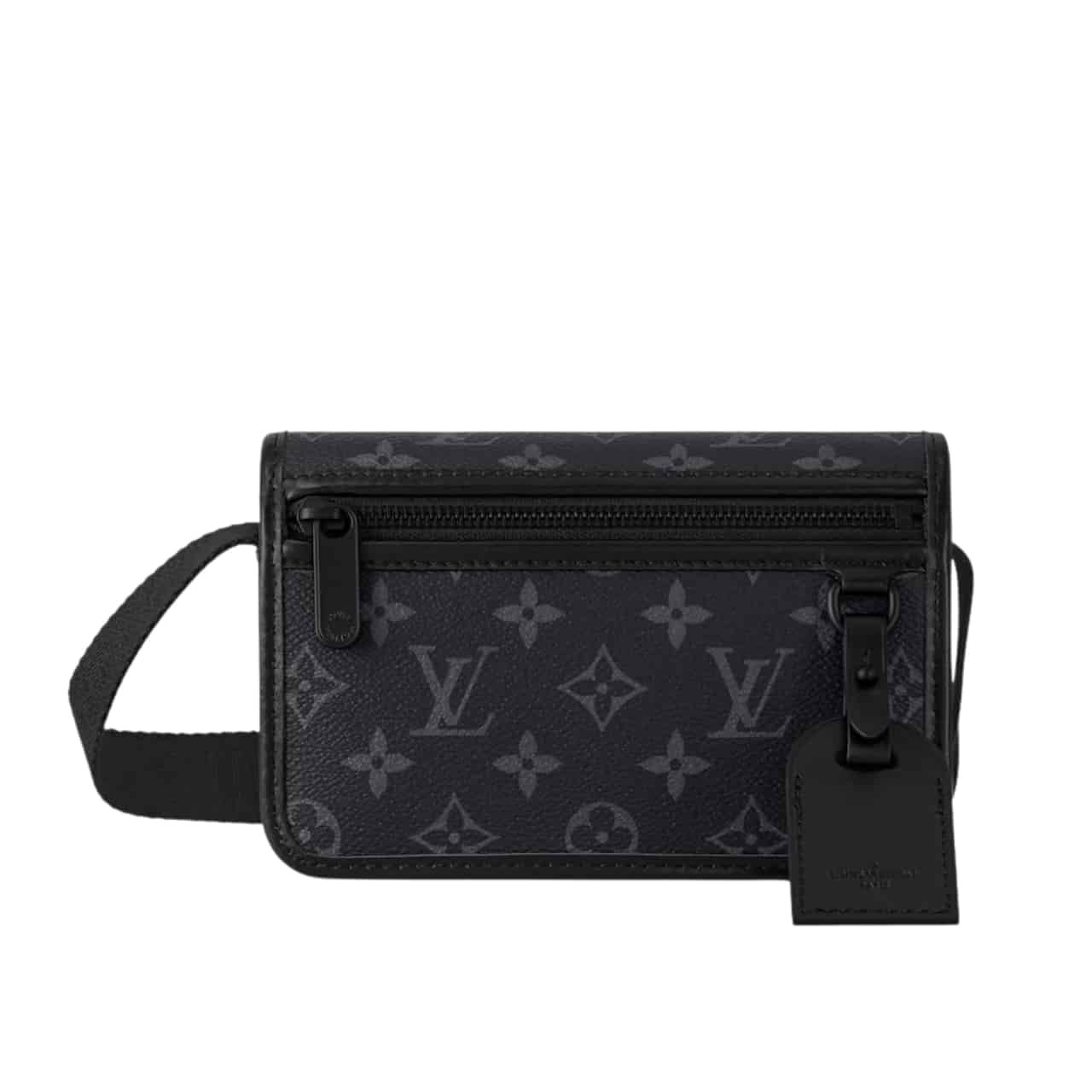 314-3-1 Louis Vuitton Bosphore Wearable Wallet Monogram Eclipse Canvas Black 19Cm M12599 - Image 1