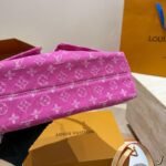 Louis Vuitton Baggy Fuchsia Denim 30Cm M28266 - Image 6