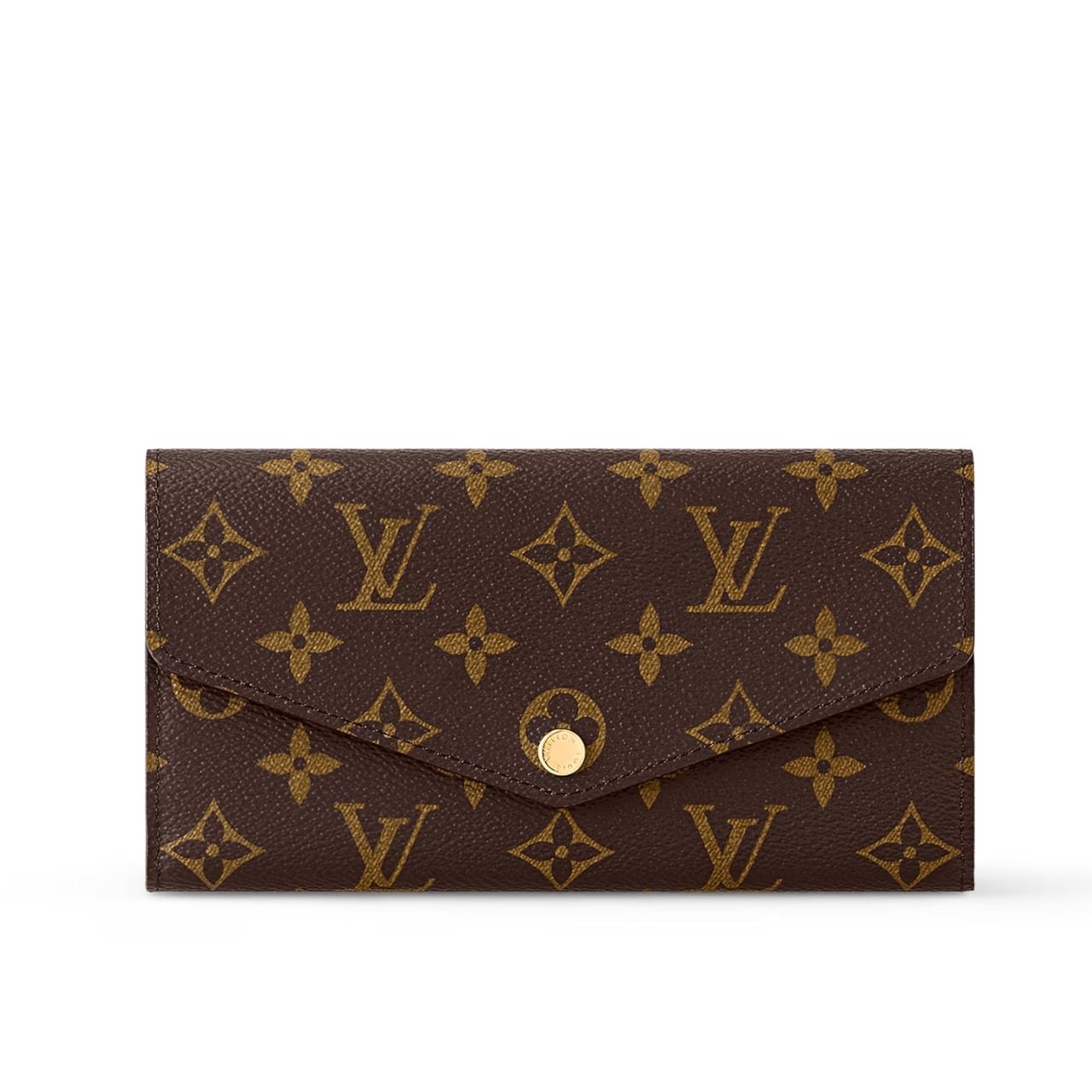 32-3 Louis Vuitton Sarah Wallet Monogram Canvas Brown 19Cm M60531 - Image 1