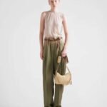Prada Re Edition 2005 Crochet Bag Raffia Natural Tan 22CM 1BH204 2A2T F0018 V V9L - Image 7