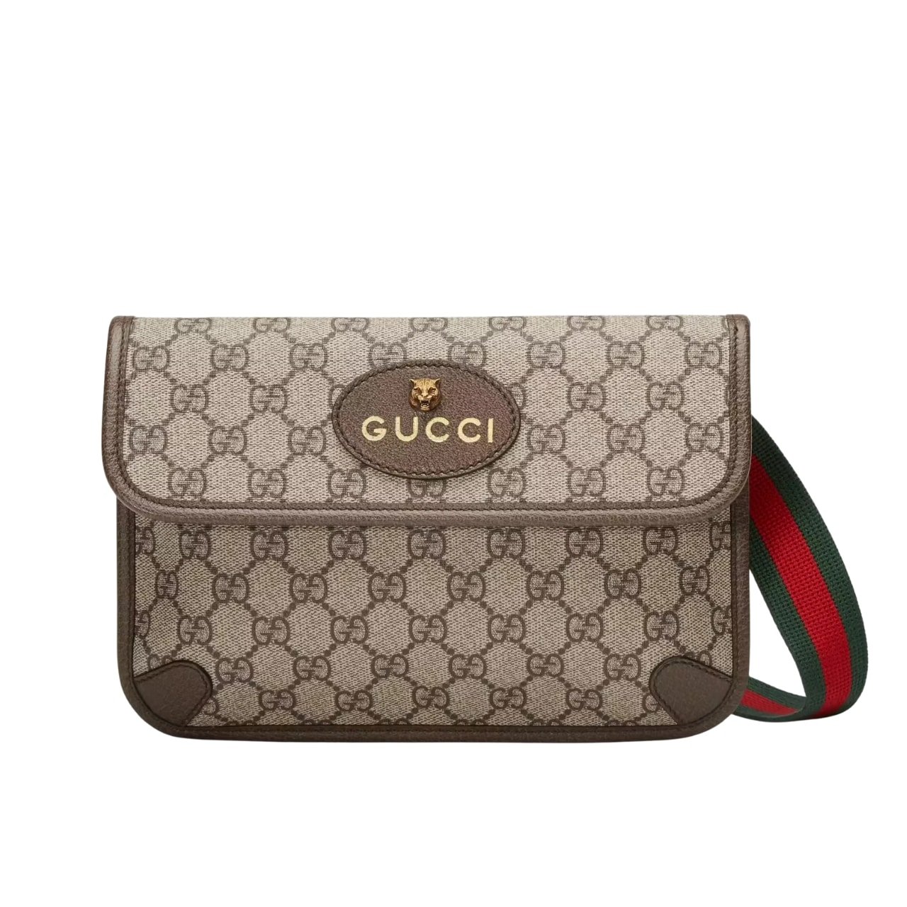 33-8 Gucci Neo Vintage Gg Supreme Belt Bag Beige Ebony 22Cm 493930 9C2Vt 8745 - Image 1