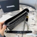 Chanel Gabrielle Small Hobo Bag Smooth Gold Silver Tone Black 20Cm A91810 Y61477 94305 - Image 5